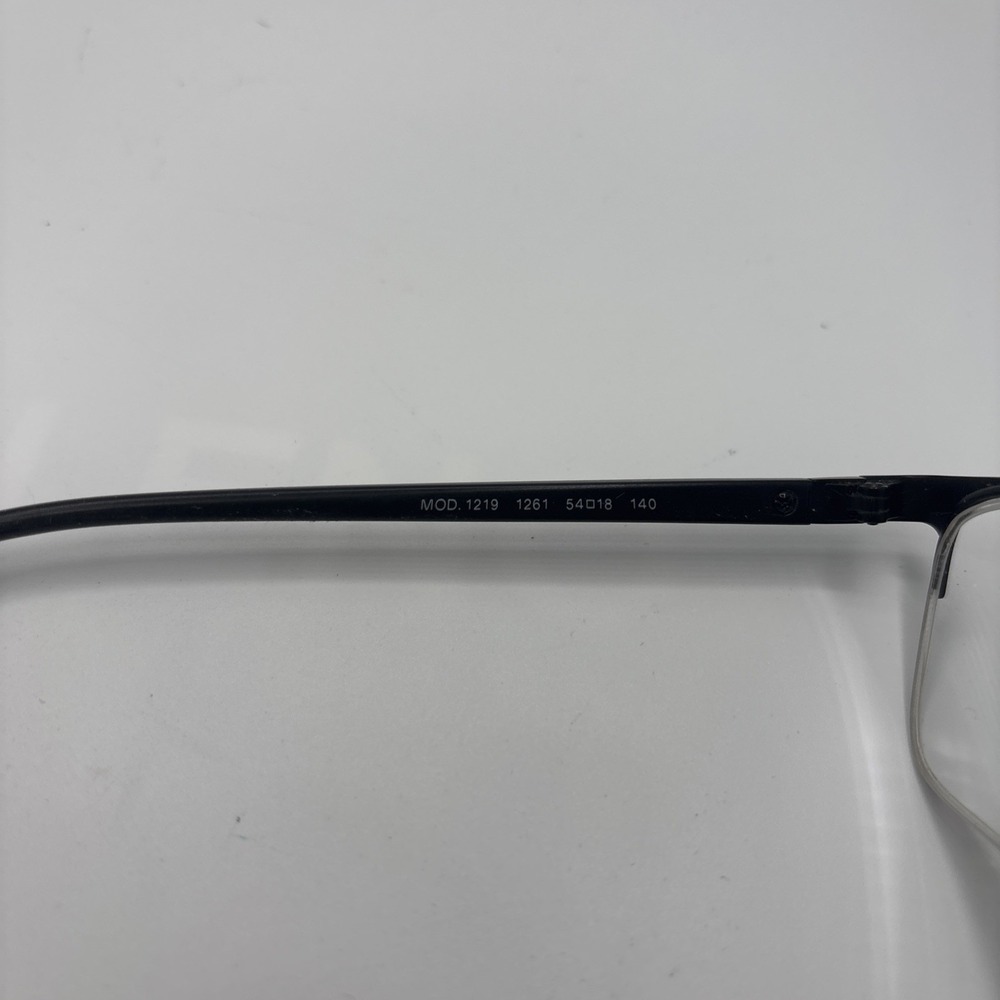Versace MOD. 1219 1261 Half Rim Black Eyeglasses Optical Frame 54-18-140mm #D110 - Picture 5 of 8